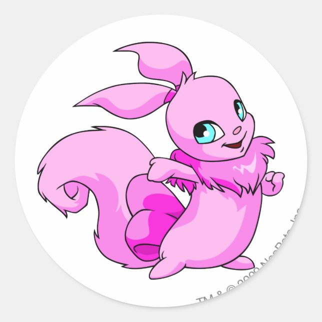Sticker Rond Rose Usul (Devant)