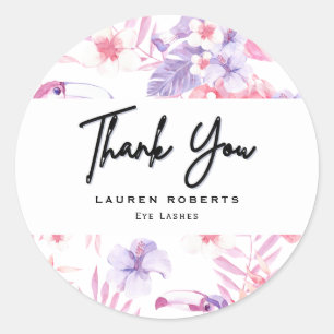 Sticker Rond Rose White Luxe Eyelashes