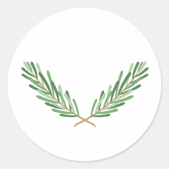 Sticker Rond Rosemary (Devant)