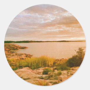Sticker Rond Roslagen - Été dans l'archipel suédois 