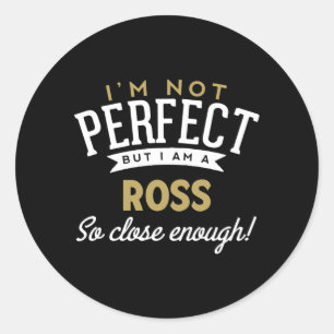 Sticker Rond Ross