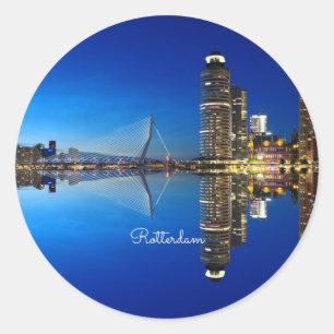 Sticker Rond Rotterdam, Photographie du paysage