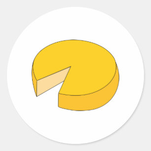 Sticker Rond Roue au fromage