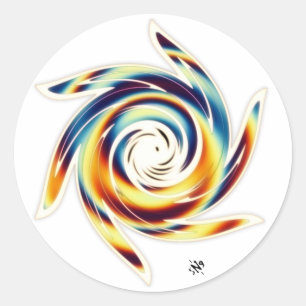 Sticker Rond Roue de vie