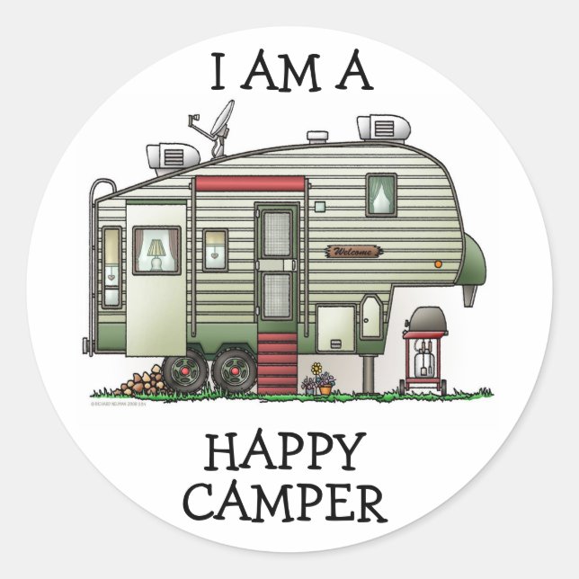 Sticker Rond Roue haute technologie 5e (Devant)