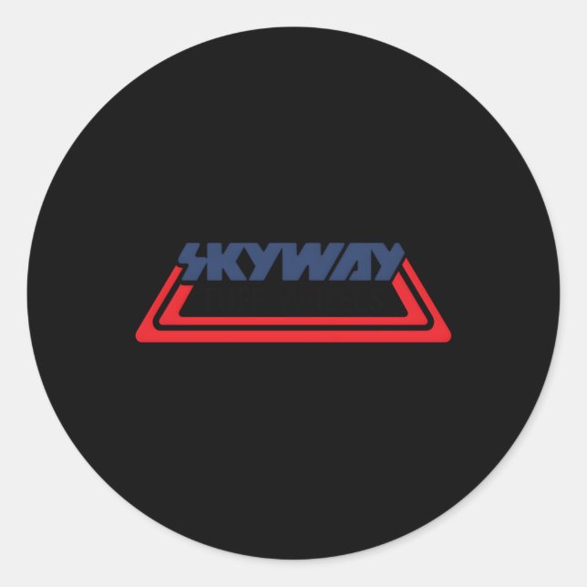 Sticker Rond Roues De Tuyaux Bmx Skyway (Devant)