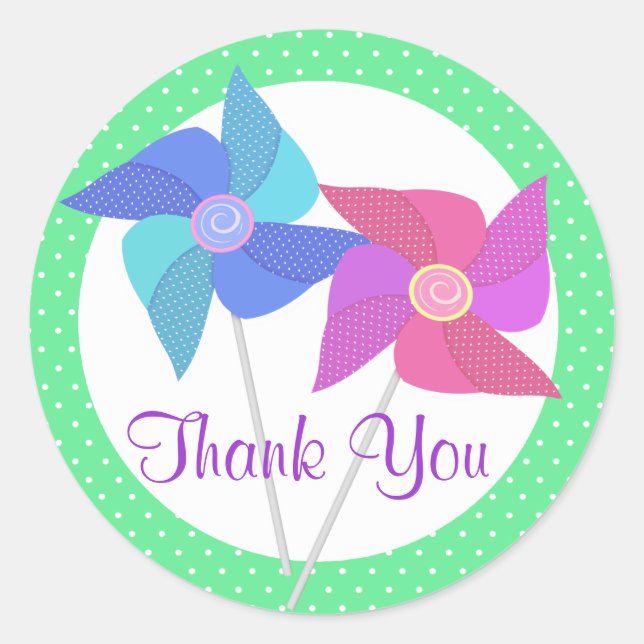 Sticker Rond Roues et Pois (Devant)