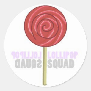 Sticker Rond Rouge
