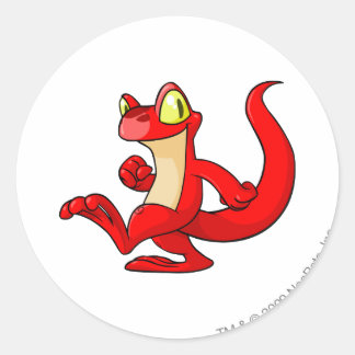 Sticker Rond Rouge de Techo
