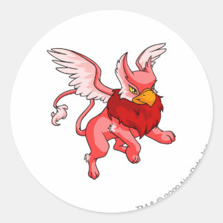 Sticker Rond Rouge Eyrie