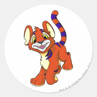 Sticker Rond Rouge Kougra