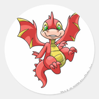 Sticker Rond Rouge Scorchio