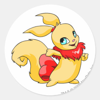 Sticker Rond Rouge Usul