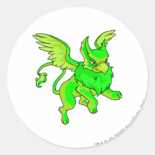 Sticker Rond Rougeoyer d'aire