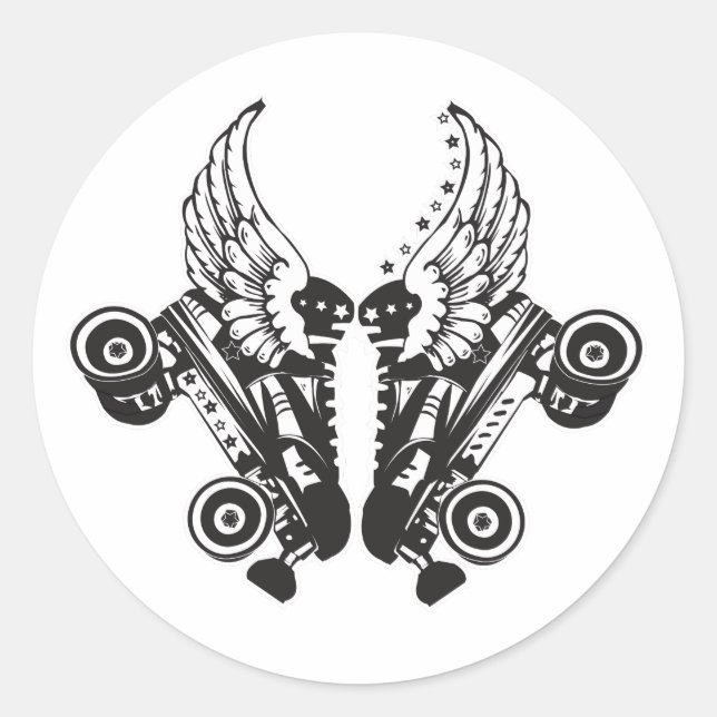 Sticker Rond rouleau (Devant)