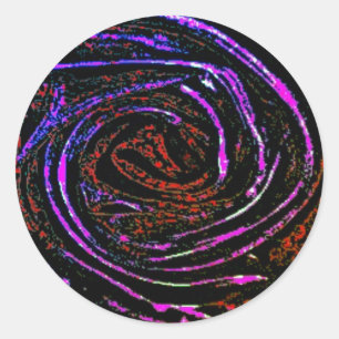 STICKER ROND ROULEAU D'AUTOCOLLANTS 