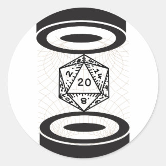 Sticker Rond Rouleau gravitationnel