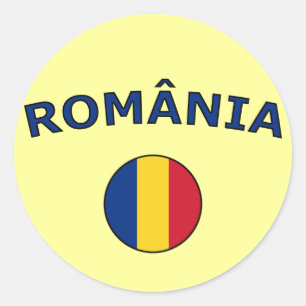 Sticker Rond Roumanie