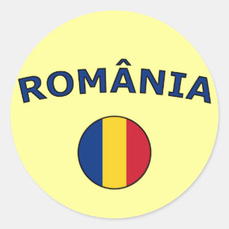 Sticker Rond Roumanie