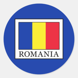 Sticker Rond Roumanie