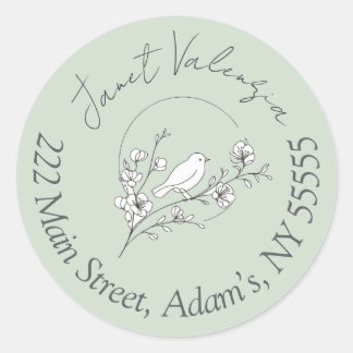 Sticker Rond Round address labels