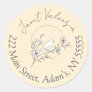 Sticker Rond Round address labels