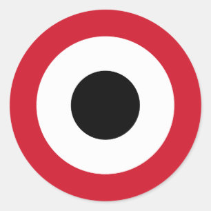 Sticker Rond Roundel de l'armée de l'air du Yémen