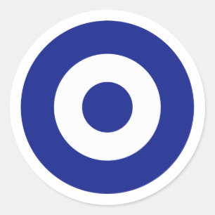 Sticker Rond Roundel de l'armée de l'air hellénique, Grèce