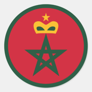 Sticker Rond Roundel de l'armée de l'air royale marocaine