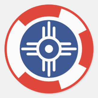 Sticker Rond Roundel de l'escadron aérien Wichita