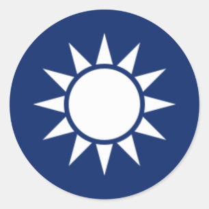 Sticker Rond Roundel République de Chine