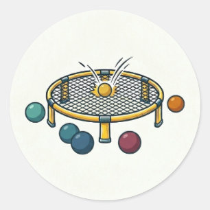 Sticker Rond Roundnet