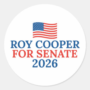 Sticker Rond Roy Cooper au Sénat Élection 2026