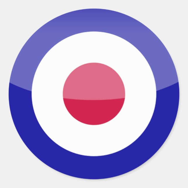 Sticker Rond Royaume-Uni (Devant)