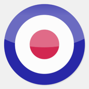 Sticker Rond Royaume-Uni