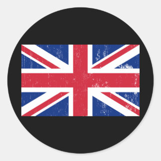 Sticker Rond Royaume-Uni Grande-Bretagne Angleterre anglais dra