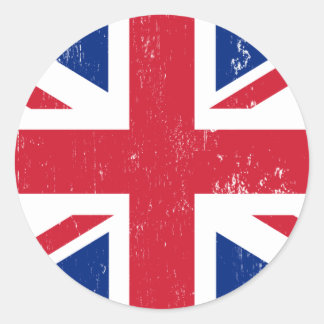Sticker Rond Royaume-Uni Grande-Bretagne Angleterre anglais dra