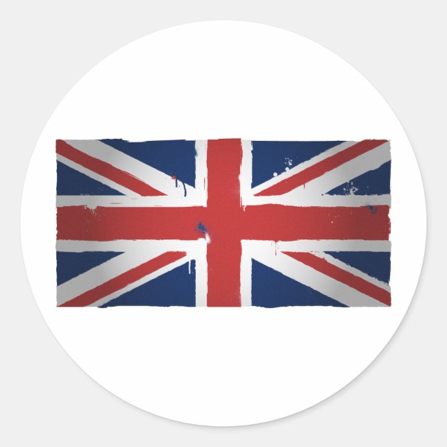 Sticker Rond Royaume-Uni urbain (Devant)