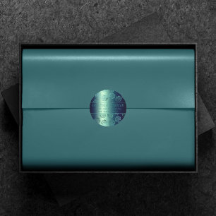 Sticker Rond RPG Luxe   Gamer Tabletop Imaginaire turquoise per