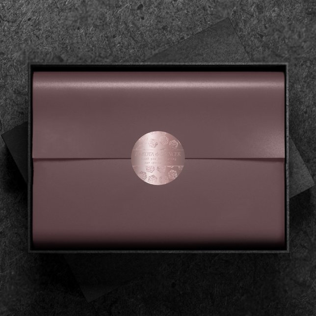 Sticker Rond RPG Luxe | Mauve Imaginaire Tabletop Gamer personn (Créateur téléchargé)