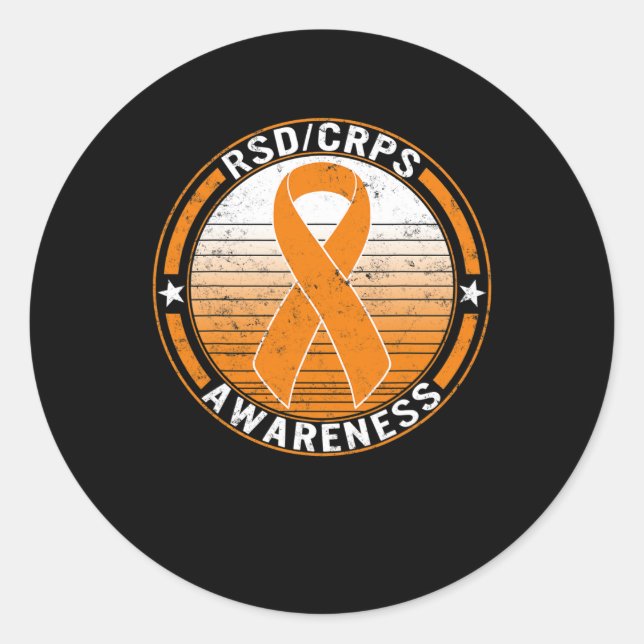 Sticker Rond Rsd Crps Complexe Sensibilisation régionale au syn (Devant)