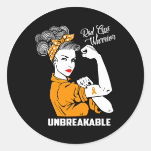 Sticker Rond Rsd Crps Guerrier Indestructible Rsd Crps Sensibil