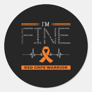 Sticker Rond Rsd Crps Guerrier Je vais bien