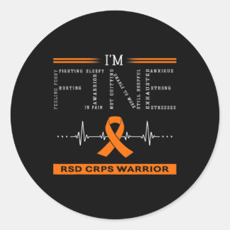 Sticker Rond Rsd Crps Guerrier Je vais bien