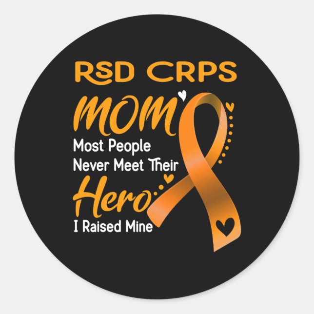 Sticker Rond Rsd Crps Maman J'Ai Élevé La Mine (Devant)