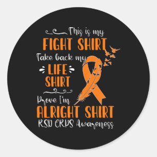 Sticker Rond Rsd Crps Sensibilisation Mon combat