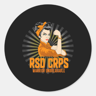 Sticker Rond Rsd Crps Sensibilise Sa Lutte Contre Le Complexe D