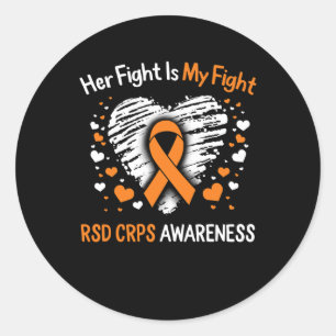 Sticker Rond Rsd Crps Sensibilise Sa Lutte Contre Le Complexe D