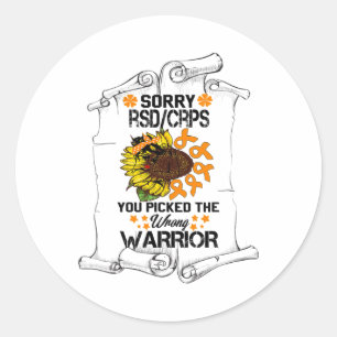 Sticker Rond Rsd Crps Vous Avez Choisi Le Mauvais Cadeau Guerri