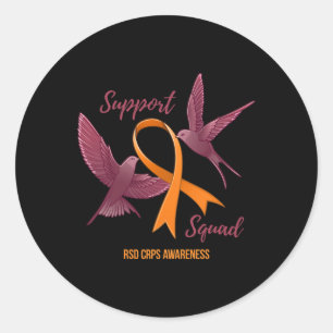 Sticker Rond RSD SCRP Sensibilisation du Guerrier Survivant Esc